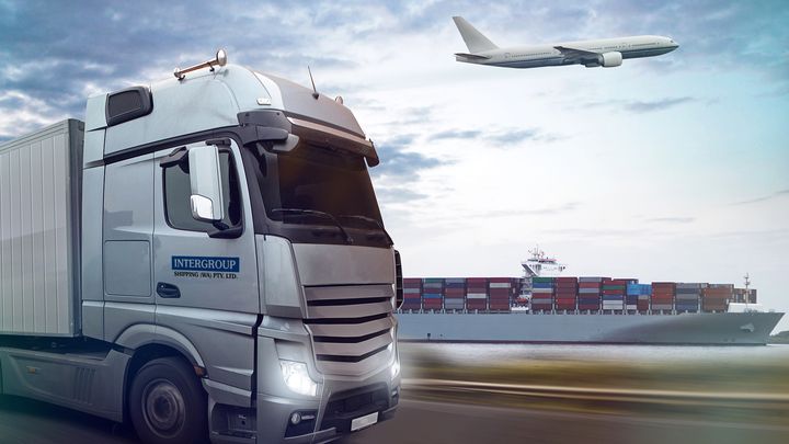 Intergroup Shipping truck